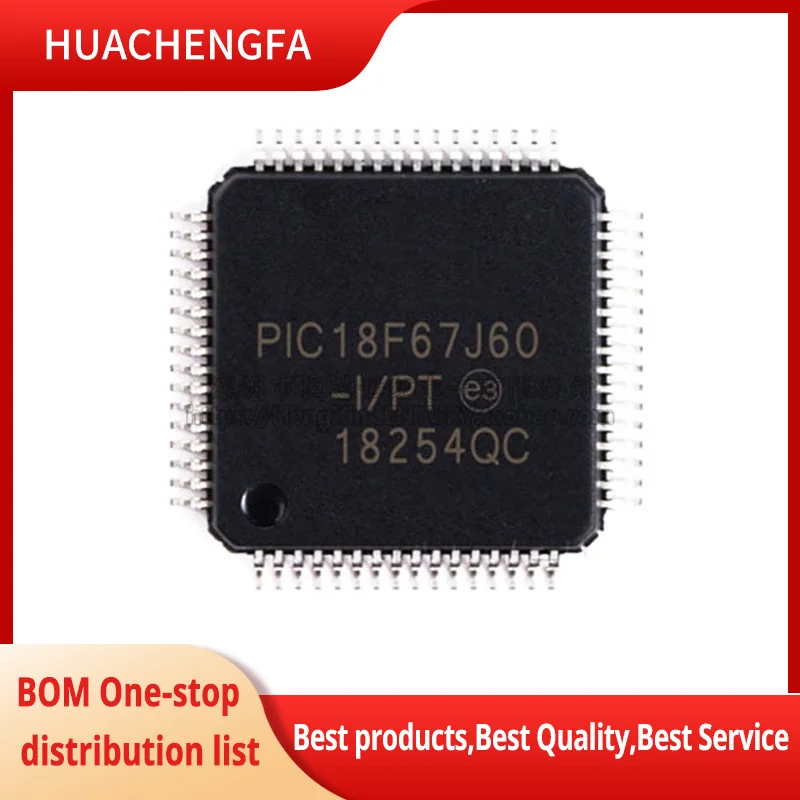 

1pcs/lot PIC18F67J60-I/PT PIC18F67J60 TQFP64 Micro control single chip microcomputer