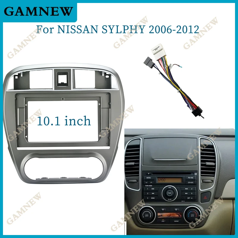 10.1 Inch Car Frame Fascia Adapter For Nissan Sylphy Classic Android Android Radio Dash Fitting Panel Kit
10.1 Inch Car Frame Fascia Adapter For Nissan Sylphy Classic Android Android Radio Dash Fitting Panel Kit