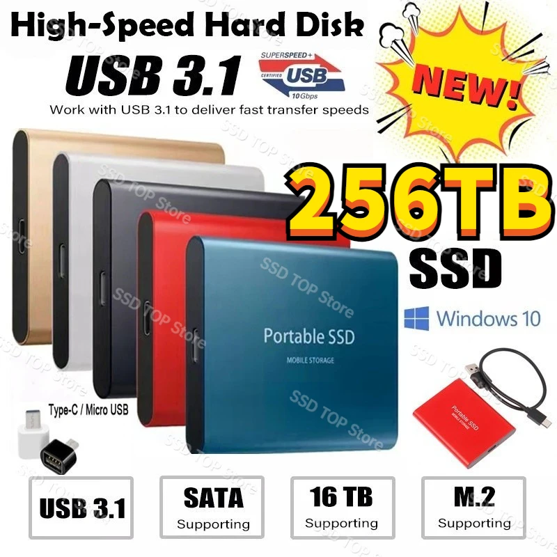 External hard disk USB3.1 256TB 8TB External solid state is used for notebook ps5 hard disk 2TBSSD External hard drive hdd 외장하드
External hard disk USB3.1 256TB 8TB External solid state is used for notebook ps5 hard disk 2TBSSD External hard drive hdd 외장하드