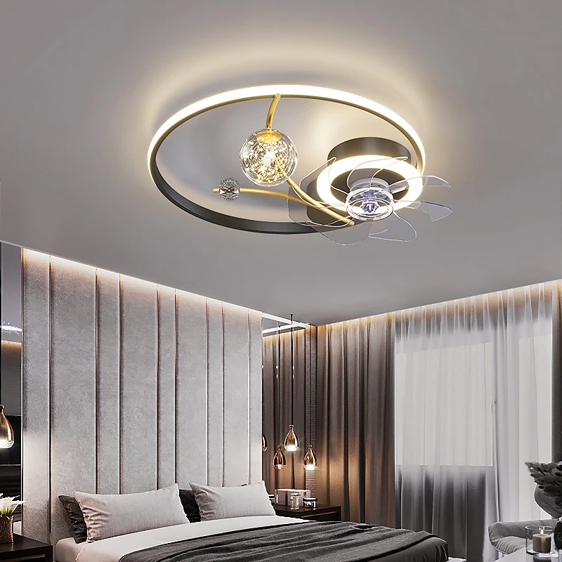 Modern Chandelier Ceiling Fan Without Blades Bedroom Ceiling Fan Lamp Ceiling Fans with Lights Decorative Led Ceiling Lamps 220v
Modern Chandelier Ceiling Fan Without Blades Bedroom Ceiling Fan Lamp Ceiling Fans with Lights Decorative Led Ceiling Lamps 220v