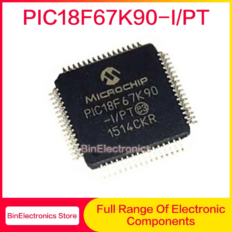 

5PCS PIC18F67K90-I/PT PIC18F67K90-I PIC18F67K90 TQFP64 New original ic chip In stock