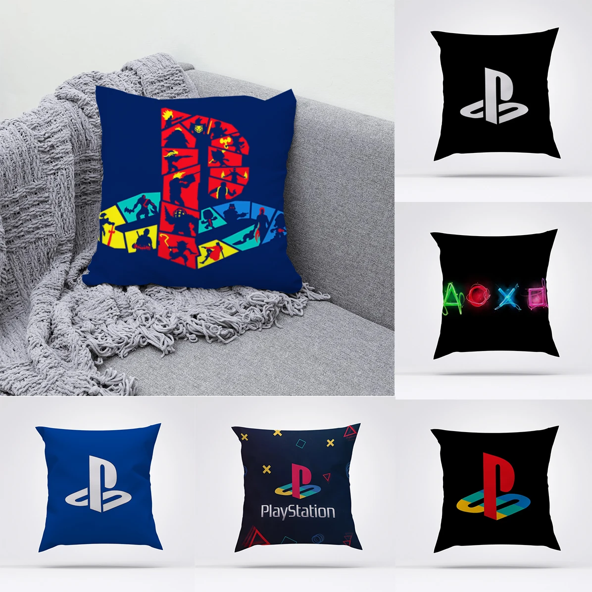 Cushion Cover 45*45 Playstatione Pillowcases for Pillows 45x45 Throw Pillow Covers Decorative Sofa Cushions Pillowcase Bed Cases
Cushion Cover 45*45 Playstatione Pillowcases for Pillows 45x45 Throw Pillow Covers Decorative Sofa Cushions Pillowcase Bed Cases