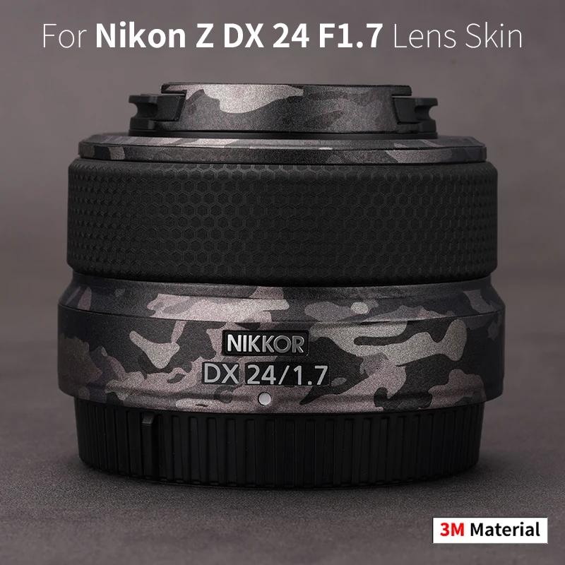 

For Nikon 24mm Skin Z DX 24mm F1.7 Lens Skin Anti-Scratch Protective Sticker Wrap Skin Circuit Line Gold Colors