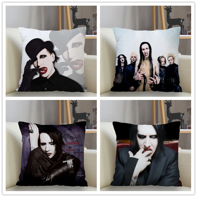 Marilyn Manson Наволочка украшения для дома 45*45 см квадратная Наволочка на молнии, наволочка, Прямая поставка
Marilyn Manson Наволочка украшения для дома 45*45 см квадратная Наволочка на молнии, наволочка, Прямая поставка