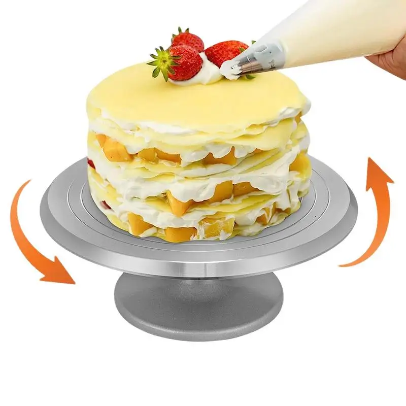 1piece Rotating Cake Leveler Stand aluminum alloy material Revolving Baking Stand durable portable cake decoration accessories
1piece Rotating Cake Leveler Stand aluminum alloy material Revolving Baking Stand durable portable cake decoration accessories