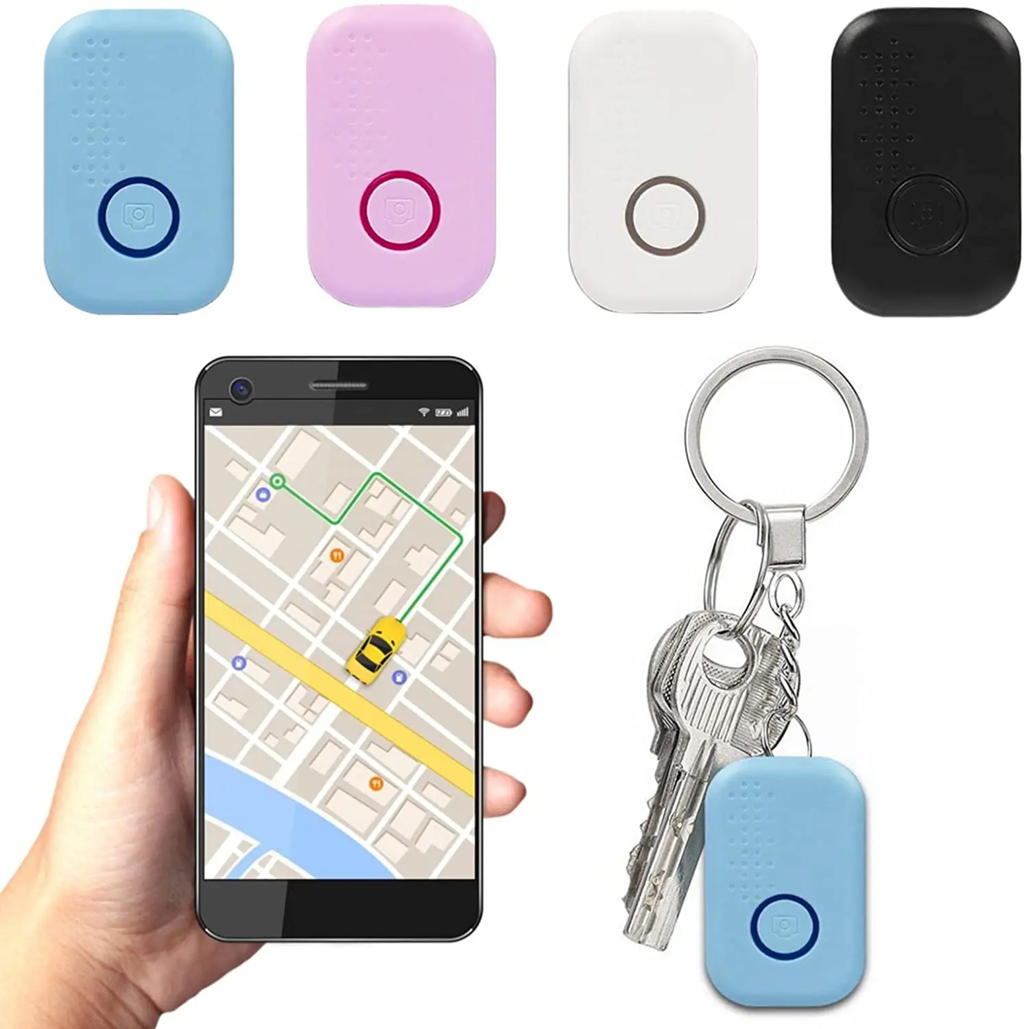 Portable Bluetooth 5.0 Tracker Smart Anti-Lost Real Time Mini Tracking Locator Item Finder Device for Keys Wallets Luggages Bags
Portable Bluetooth 5.0 Tracker Smart Anti-Lost Real Time Mini Tracking Locator Item Finder Device for Keys Wallets Luggages Bags