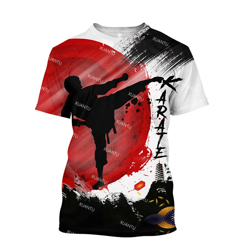 Trend Taekwondo 3D Printing Men's T Shirt Summer Fitness Outdoor Sports Street Short-sleeved Fashion O-neck Oversized T-shirt
Trend Taekwondo 3D Printing Men's T Shirt Summer Fitness Outdoor Sports Street Short-sleeved Fashion O-neck Oversized T-shirt