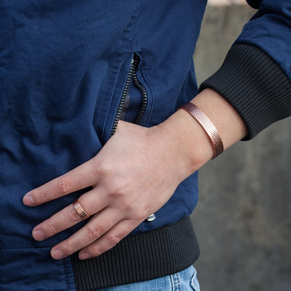Ikuinen Vintage Copper Bracelets for Women Men Adjustable Cuff Bangles Arthritis Therapeutic Magnetic Bracelet Wedding Jewelry
Ikuinen Vintage Copper Bracelets for Women Men Adjustable Cuff Bangles Arthritis Therapeutic Magnetic Bracelet Wedding Jewelry