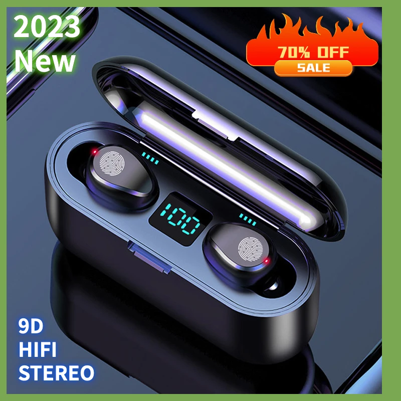 2023 New 9D Stereo HIFI Sound Bluetooth Wireless Waterproof Noise Reduction LED Screen Display Headphones Earphones Headset Sale
2023 New 9D Stereo HIFI Sound Bluetooth Wireless Waterproof Noise Reduction LED Screen Display Headphones Earphones Headset Sale