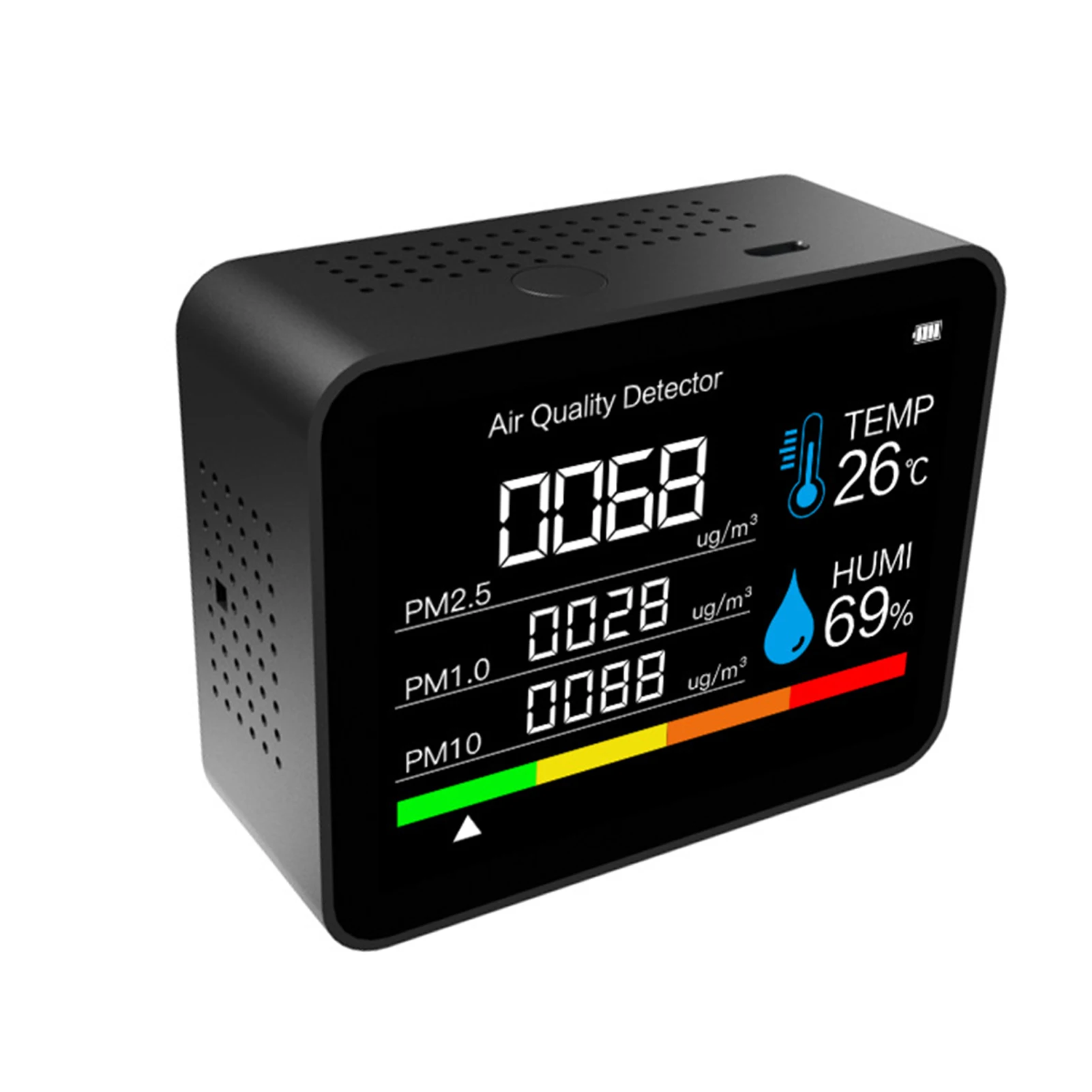 New 8-in-1 Air Quality Monitor CO2 PM2.5 HCHO TVOC Temperature Humidity Monitor Home Air Quality Detector With Real Sensors
New 8-in-1 Air Quality Monitor CO2 PM2.5 HCHO TVOC Temperature Humidity Monitor Home Air Quality Detector With Real Sensors