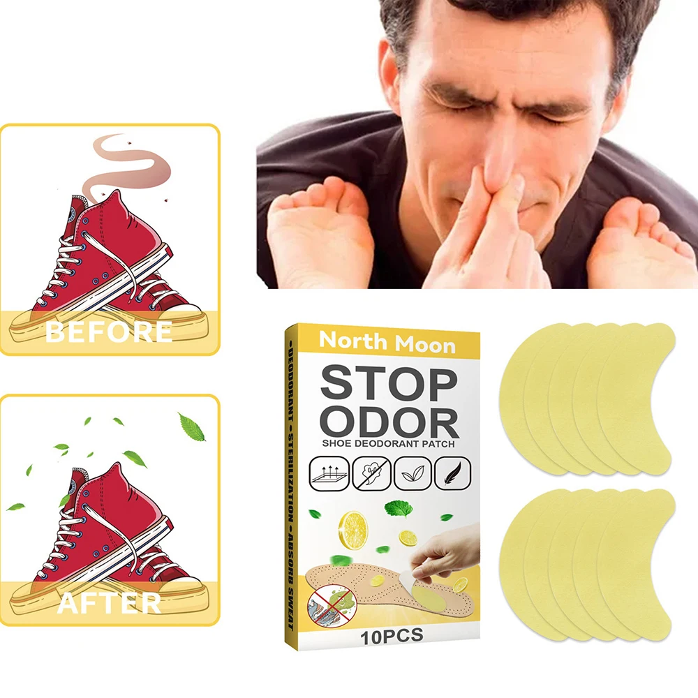 Stop Shoe Odor Deodorant Patch Refreshes Shoes Bad Smell Remove Shoe Antiperspirant Stickers Natural Lemon Extract Comfortable
Stop Shoe Odor Deodorant Patch Refreshes Shoes Bad Smell Remove Shoe Antiperspirant Stickers Natural Lemon Extract Comfortable