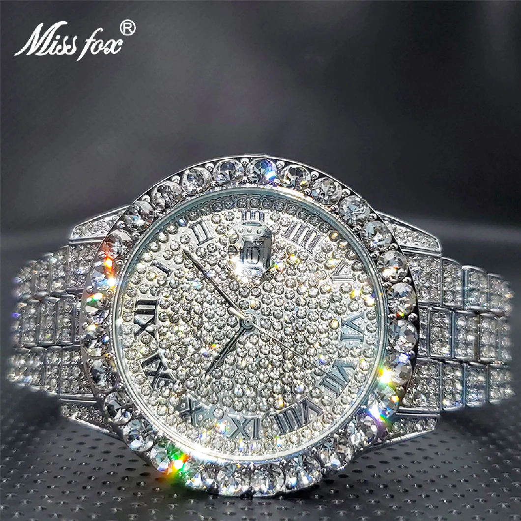 Relogio Dorado MISSFOX Brand Luxury Casual Couple Watch With Auto Calend��rio Full Diamond Watches Wholesale Goods For Business
Relogio Dorado MISSFOX Brand Luxury Casual Couple Watch With Auto Calend��rio Full Diamond Watches Wholesale Goods For Business