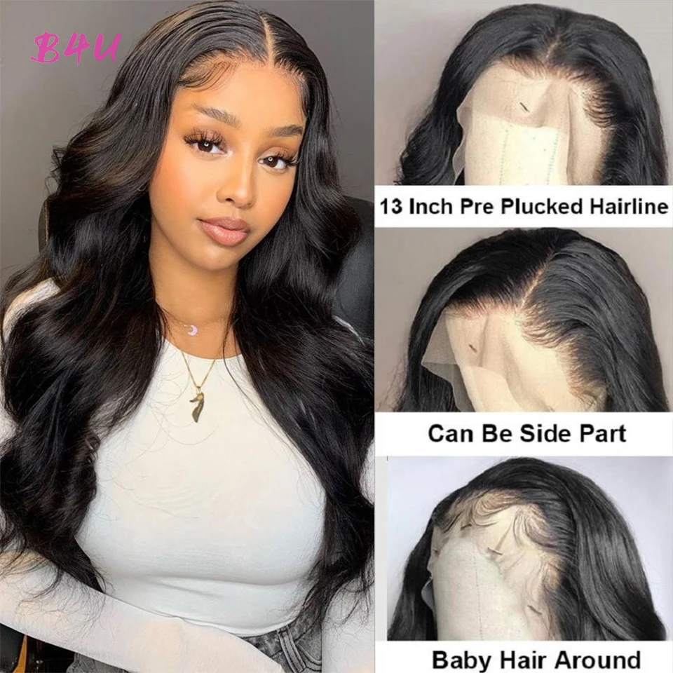Body wave Lace Front Human Hair Wigs 13x4 Brazilian Lace Frontal Wig For Black Women Transparent Lace Closure Wig
Body wave Lace Front Human Hair Wigs 13x4 Brazilian Lace Frontal Wig For Black Women Transparent Lace Closure Wig