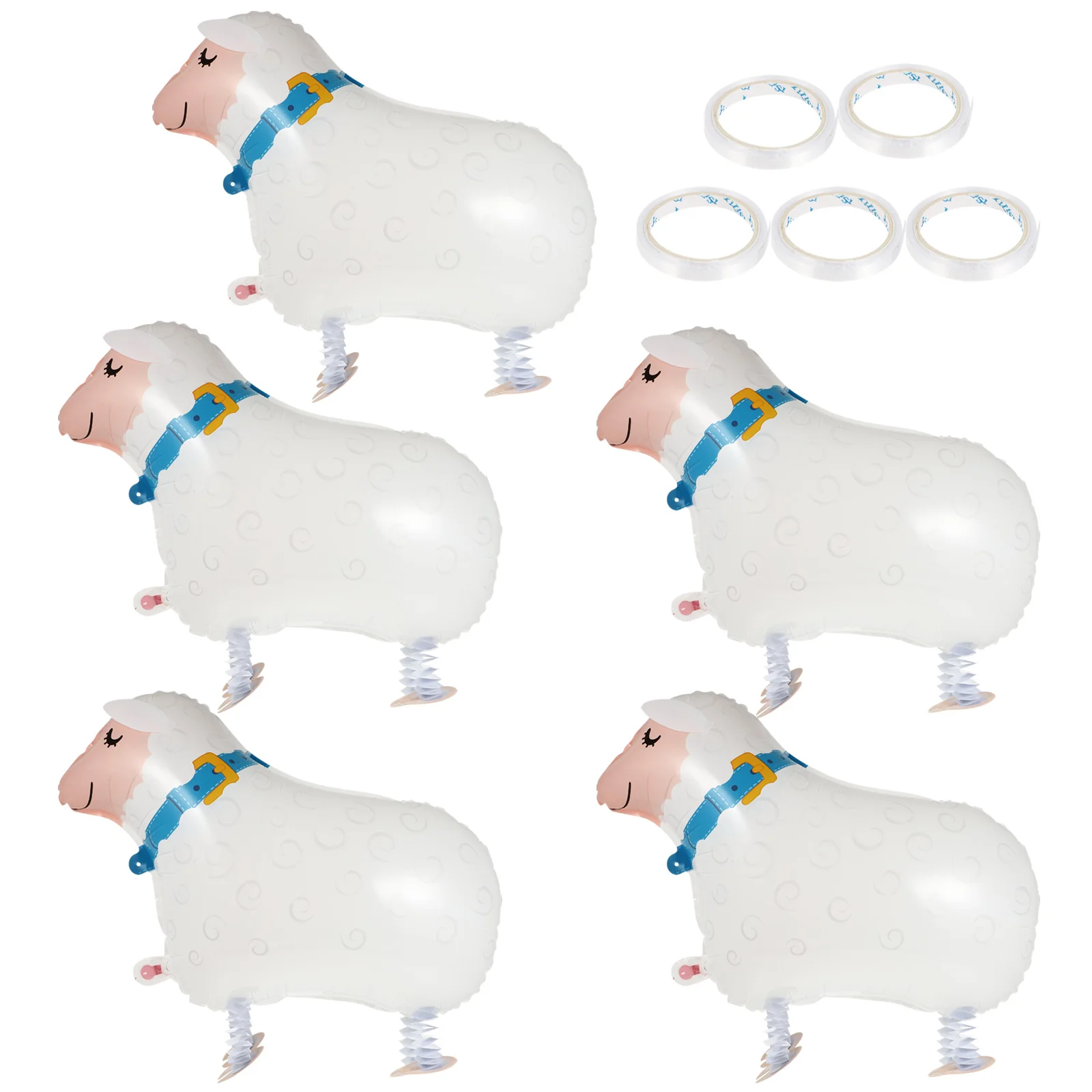

Walking Sheep Balloons Animals Pets Aluminum Foil Pet Air Balloons Decoration Party Prop Animal Air Walkers For Kids