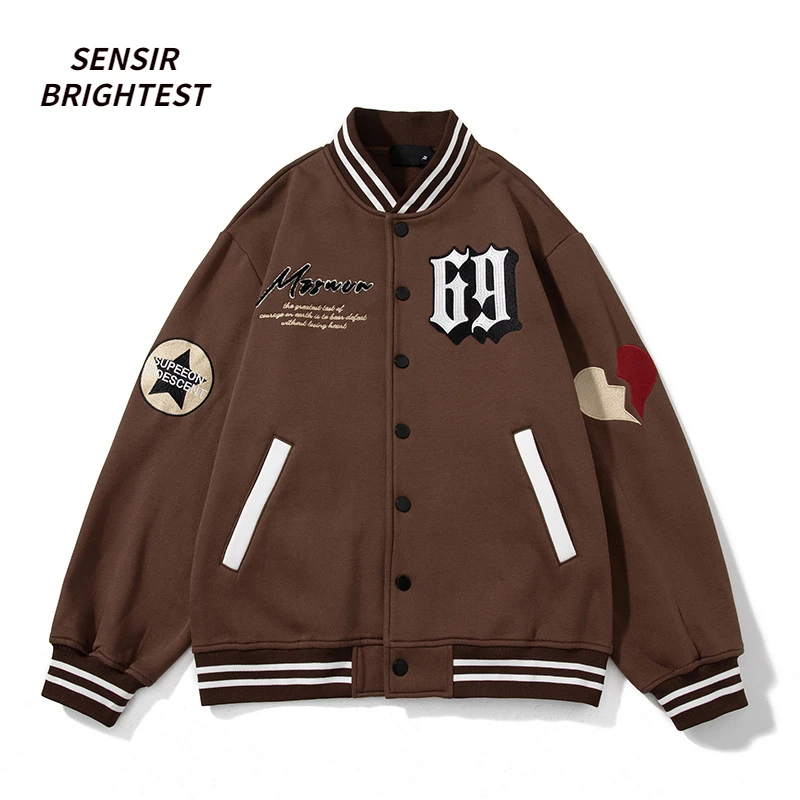 American Street Plus Velvet Vintage Towel Embroidered Baseball Suit Jacket Baseball Suit Jacket Men
American Street Plus Velvet Vintage Towel Embroidered Baseball Suit Jacket Baseball Suit Jacket Men