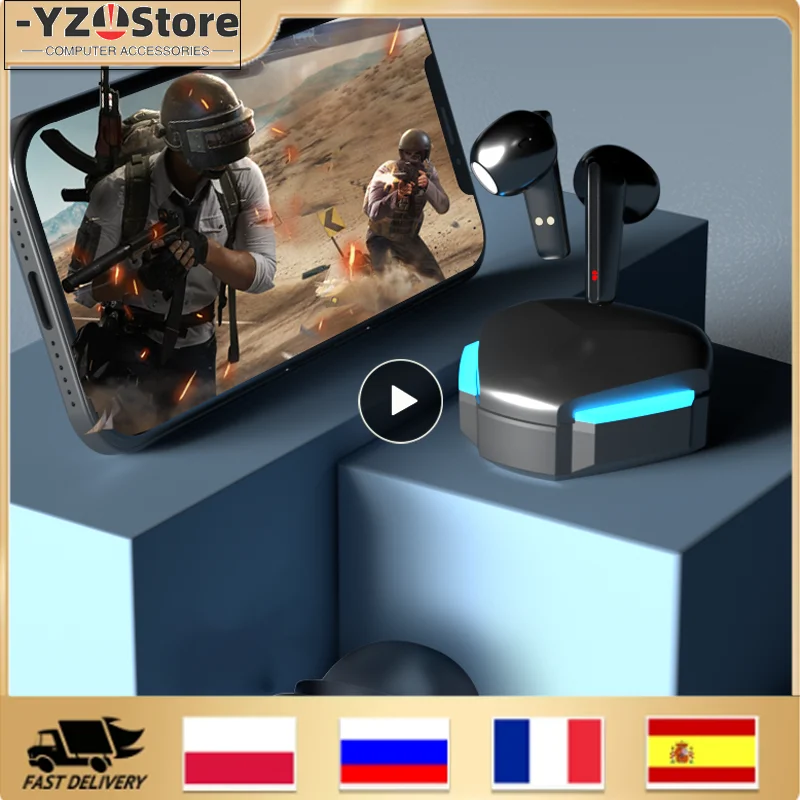 Low-latency Game Earphone Digital Display Noise-cancelling Tws Headphones Touch Control Wireless Headset Earbuds
Low-latency Game Earphone Digital Display Noise-cancelling Tws Headphones Touch Control Wireless Headset Earbuds