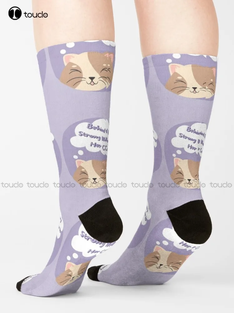 Behind Every Strong Woman Is Her Cat Socks Mens Colorful Socks Creative Funny Socks Street Skateboard Socks New Popular Gift Art
Behind Every Strong Woman Is Her Cat Socks Mens Colorful Socks Creative Funny Socks Street Skateboard Socks New Popular Gift Art