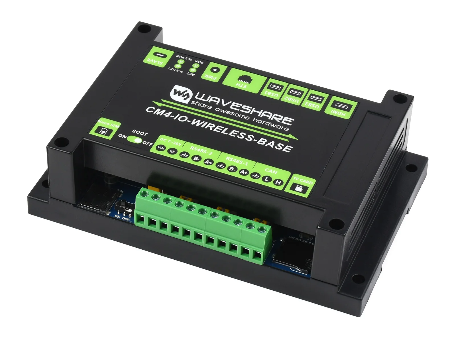 Industrial IoT Wireless Expansion Module Designed for Raspberry Pi Compute Module 4, Suitable For Getaway, Wireless Router
Industrial IoT Wireless Expansion Module Designed for Raspberry Pi Compute Module 4, Suitable For Getaway, Wireless Router