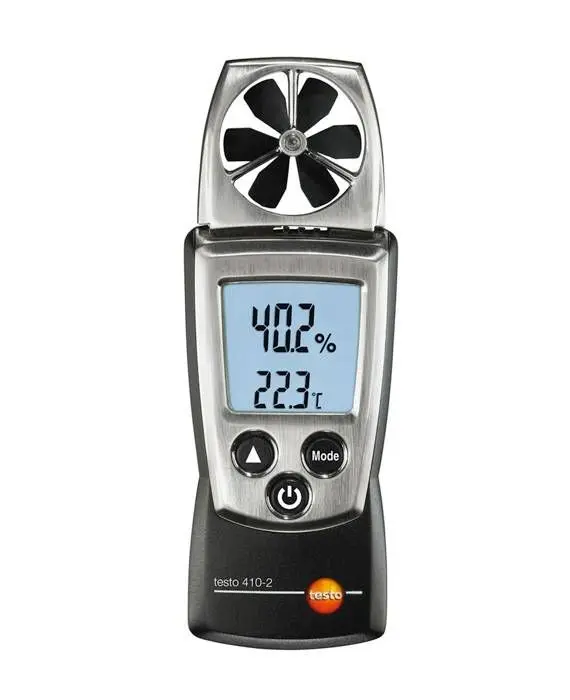pocket size digital vane anemometer testo 410-2 for air velocity and air humidity -Nr. 0560 4102
pocket size digital vane anemometer testo 410-2 for air velocity and air humidity -Nr. 0560 4102