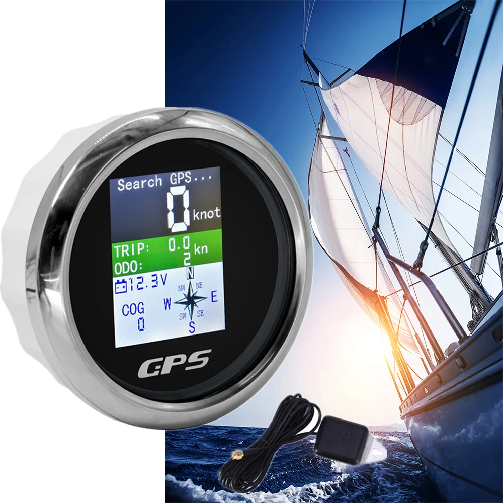 85mm GPS Speedometer With GPS Antenna For Boat Car Motor Yacht TFT Screen Waterproof Odometer Adjustable Trip ODO COG Voltmeter
85mm GPS Speedometer With GPS Antenna For Boat Car Motor Yacht TFT Screen Waterproof Odometer Adjustable Trip ODO COG Voltmeter