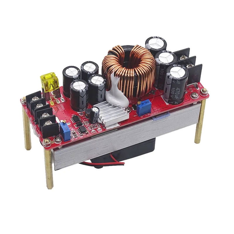 1800W 40A DC-DC Boost Converter Power Supply Module 10-60V To 12-90V Adjustable Voltage Charger(1800W)
1800W 40A DC-DC Boost Converter Power Supply Module 10-60V To 12-90V Adjustable Voltage Charger(1800W)