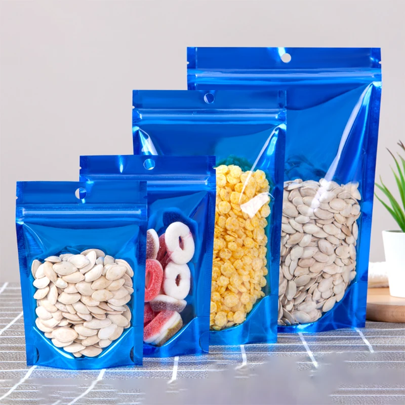 100PCS Zip Lock Mylar Aluminum Foil Bags Custom Printed Ziplock Aluminium Resealable Pouches For Snack Storge With Window
100PCS Zip Lock Mylar Aluminum Foil Bags Custom Printed Ziplock Aluminium Resealable Pouches For Snack Storge With Window