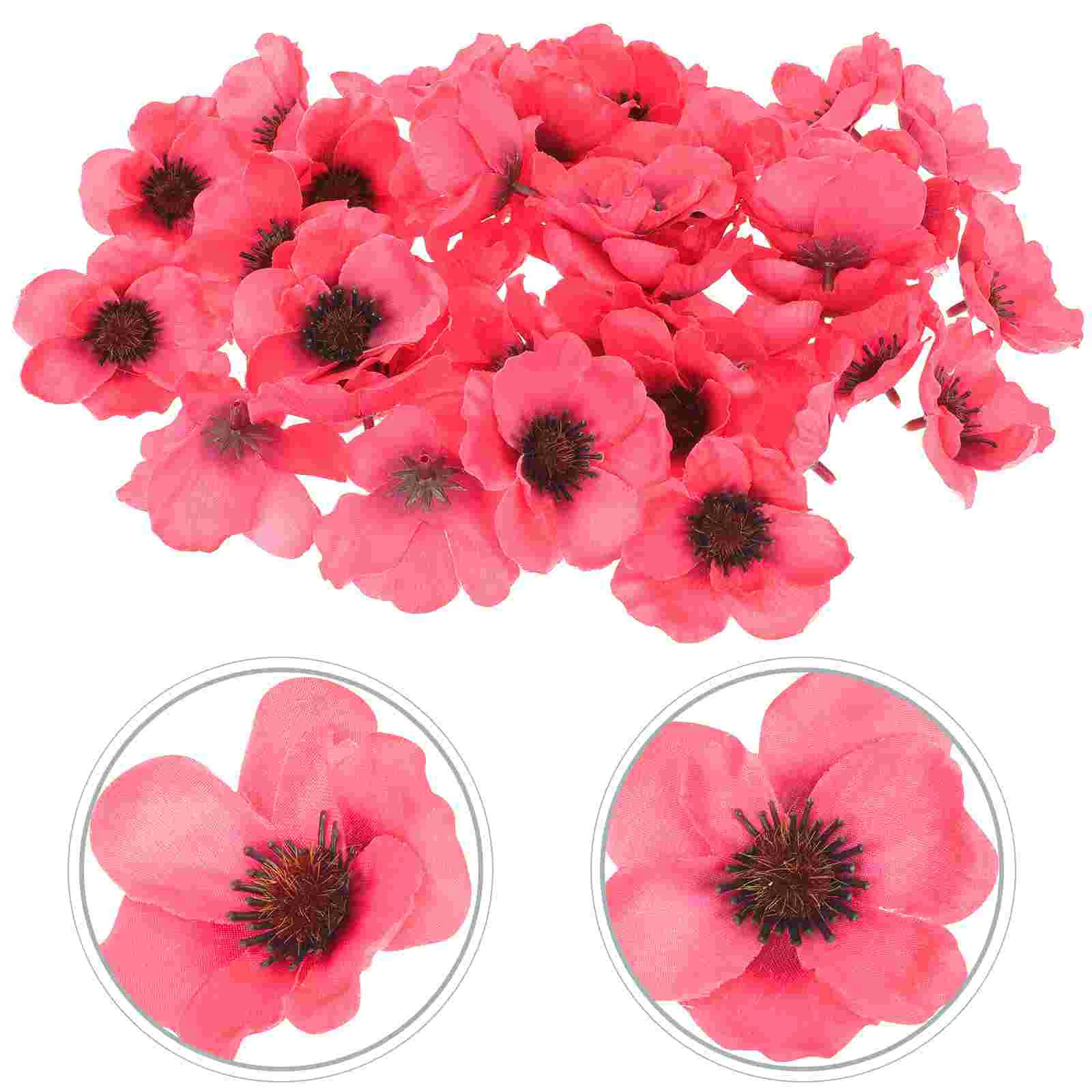 50 Pcs Faux Bouquet False Poppies Flower Silk Head The Office Ornaments Stemless Flowers Wedding Bouquets Artificial Fake
50 Pcs Faux Bouquet False Poppies Flower Silk Head The Office Ornaments Stemless Flowers Wedding Bouquets Artificial Fake