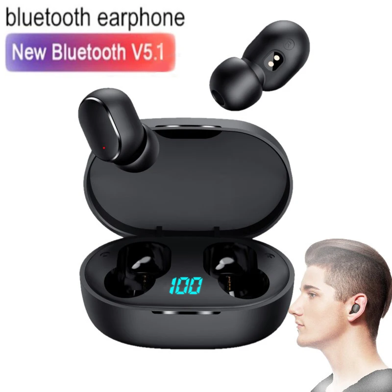 E6S Air Pro Fone Bluetooth Earphones Wireless Headphones LED Display Noise Cancelling Earbuds by Mic Wireless Bluetooth Headset
E6S Air Pro Fone Bluetooth Earphones Wireless Headphones LED Display Noise Cancelling Earbuds by Mic Wireless Bluetooth Headset