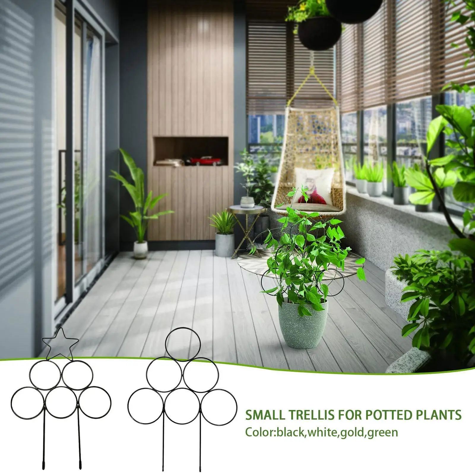 4pcs Small Trellis For Potted Plants, Stackable House Plant Trellis W/ Cable Ties For Climbing Plants Indoor Gold Star Trel R7r0
4pcs Small Trellis For Potted Plants, Stackable House Plant Trellis W/ Cable Ties For Climbing Plants Indoor Gold Star Trel R7r0