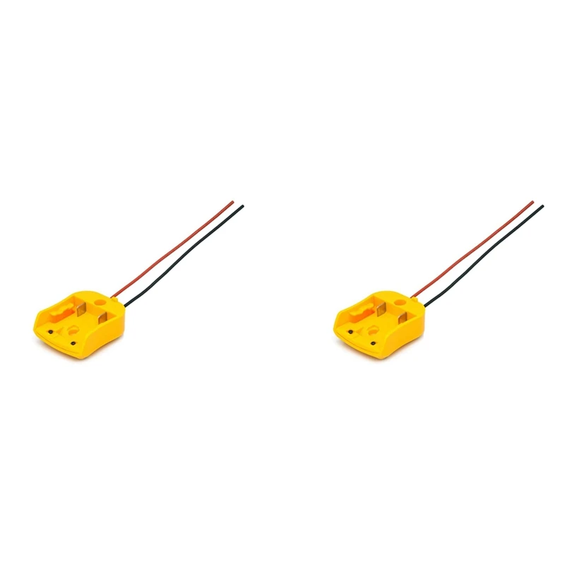 2X DW12V Battery Adapter For Dewalt 10.8V-12V Li-Ion Battery Power Wheel Adaptor Dock Holder With 14 Awg Wires,Yellow
2X DW12V Battery Adapter For Dewalt 10.8V-12V Li-Ion Battery Power Wheel Adaptor Dock Holder With 14 Awg Wires,Yellow
