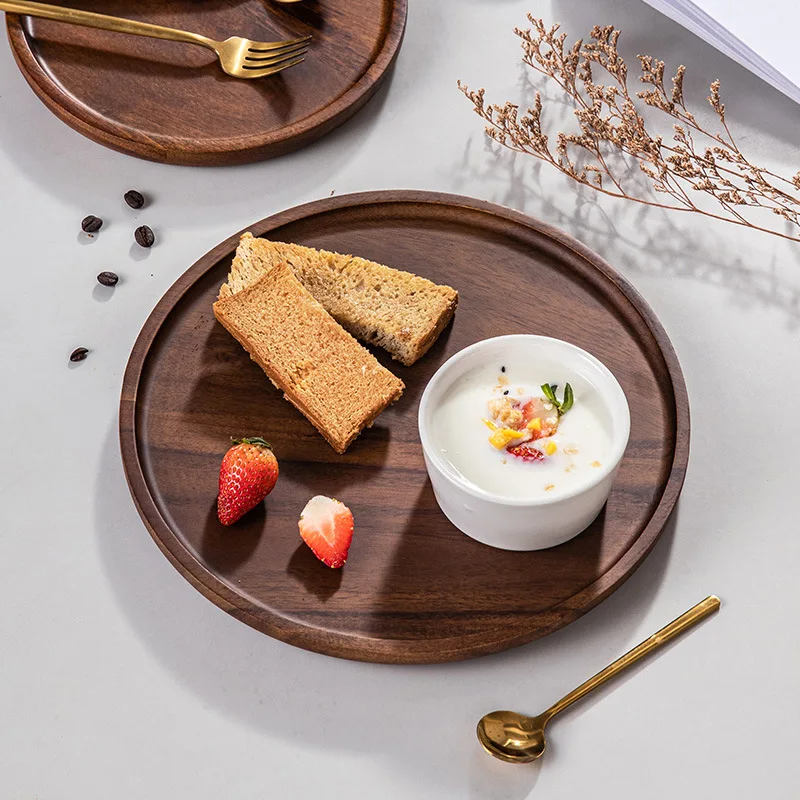Japanese-style Solid Wood Tray High-value Western Food Plate Household Disc Kung Fu Tea Cup Tray Wooden Hotel Dessert Saucer Hot
Japanese-style Solid Wood Tray High-value Western Food Plate Household Disc Kung Fu Tea Cup Tray Wooden Hotel Dessert Saucer Hot