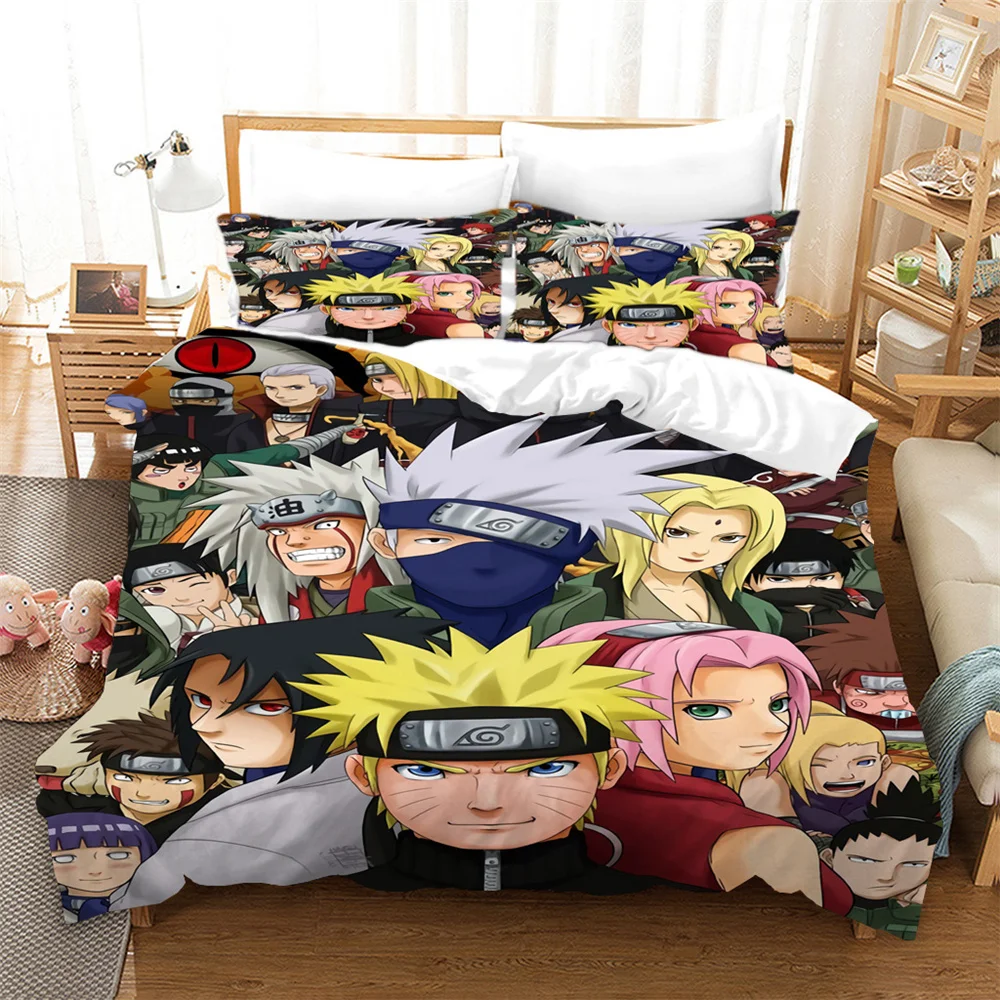 Ninja Uzumaki Uchiha Narutoes Duvet Cover Cartoon Bedding Set Double 200x200 Size for Kids Boy Girls Bedroom Decor Home Textile
Ninja Uzumaki Uchiha Narutoes Duvet Cover Cartoon Bedding Set Double 200x200 Size for Kids Boy Girls Bedroom Decor Home Textile