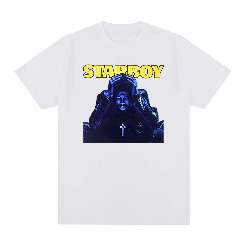 The Weeknd starboy 90s Vintage Casual Oversize Black Men T shirt New TEE TSHIRT Womens tops
The Weeknd starboy 90s Vintage Casual Oversize Black Men T shirt New TEE TSHIRT Womens tops