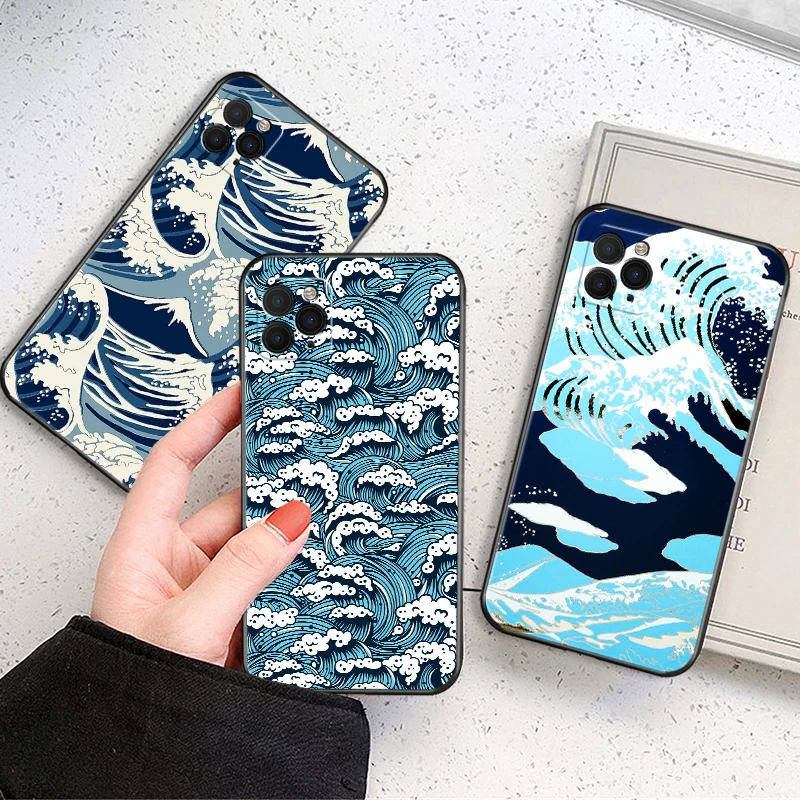 Чехол для телефона с большой волной канагава для iPhone SE 2020 10 X XR XS MAX 13 12 Mini 11 Pro Max 8 7 6S Plus, черные чехлы из ТПУ
Чехол для телефона с большой волной канагава для iPhone SE 2020 10 X XR XS MAX 13 12 Mini 11 Pro Max 8 7 6S Plus, черные чехлы из ТПУ
