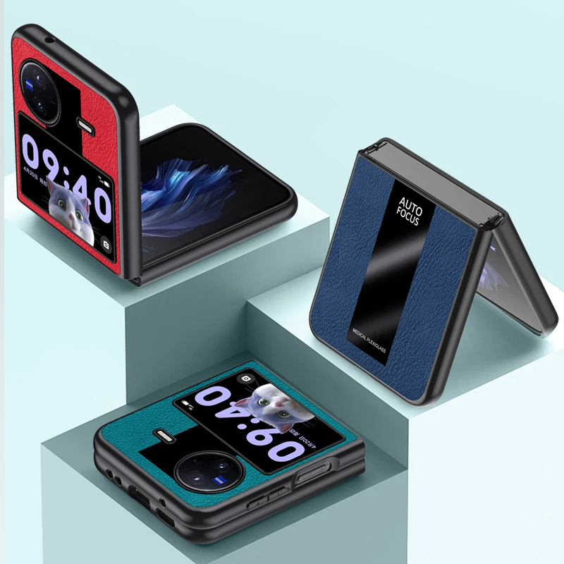 Leather Case for vivo X Flip Xflip V2256A Luxury Plexiglass Car Magnetic Ring Holder Armor Shockproof Hard Phone Cover vivoXFlip 
Leather Case for vivo X Flip Xflip V2256A Luxury Plexiglass Car Magnetic Ring Holder Armor Shockproof Hard Phone Cover vivoXFlip