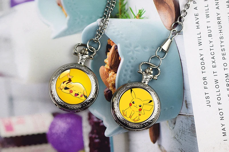 Pokémon necklace watch cartoon pocket watch Pikachu pocket watch watch anime necklace watch hanging watch pendant gift
Pokémon necklace watch cartoon pocket watch Pikachu pocket watch watch anime necklace watch hanging watch pendant gift