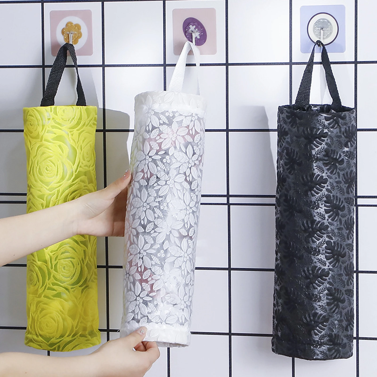 Hanging Garbage Bag Storage Bag Kitchen Dispenser Garbage Wall Mounted Grocery Holder Home Organizers Storage Accessories
Hanging Garbage Bag Storage Bag Kitchen Dispenser Garbage Wall Mounted Grocery Holder Home Organizers Storage Accessories