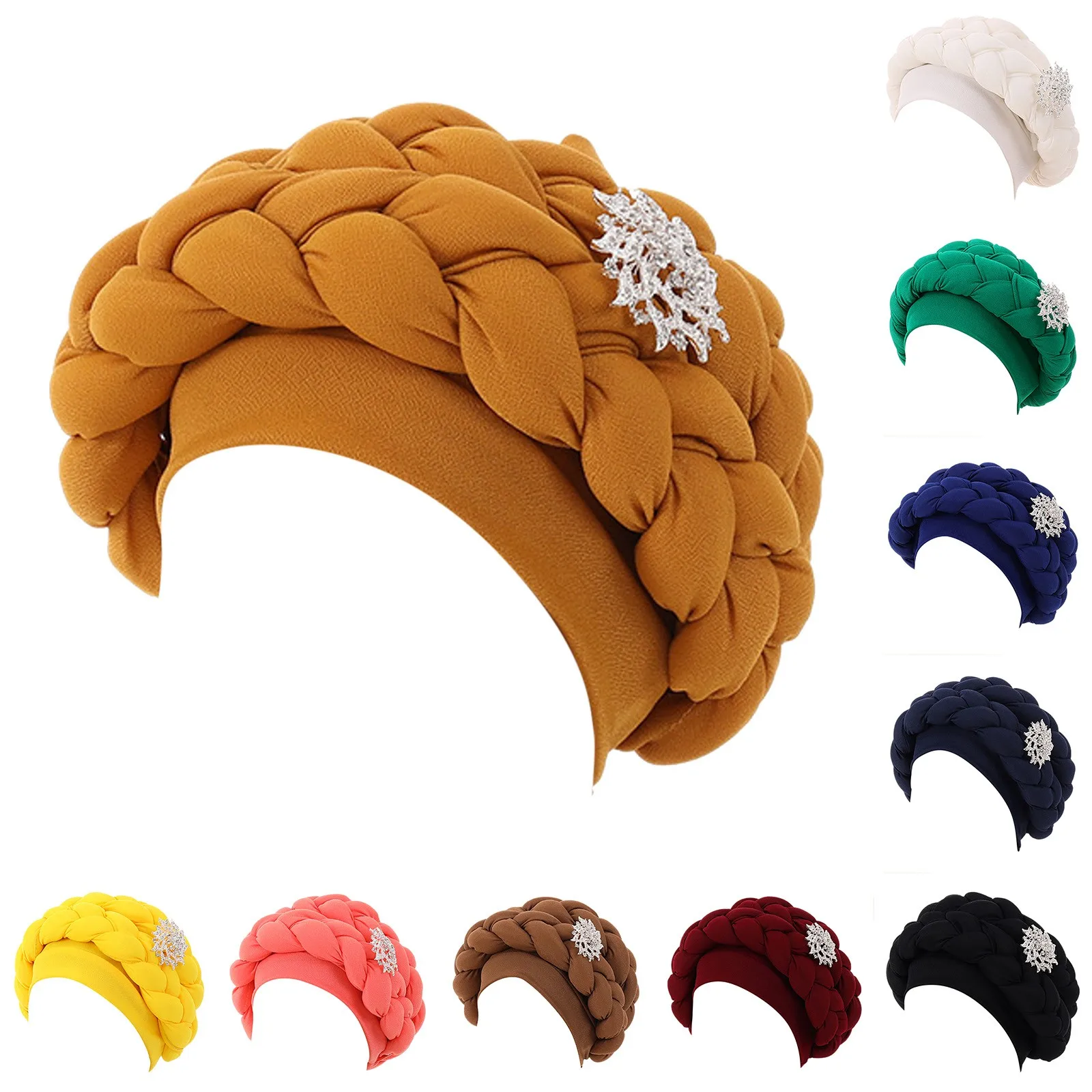 Модная стильная модная Женская коса с бисером, шапка с оборками в мусульманском стиле, облегающая шапка для сна, шапки с атласной подкладкой, широкие женские шапки
Модная стильная модная Женская коса с бисером, шапка с оборками в мусульманском стиле, облегающая шапка для сна, шапки с атласной подкладкой, широкие женские шапки