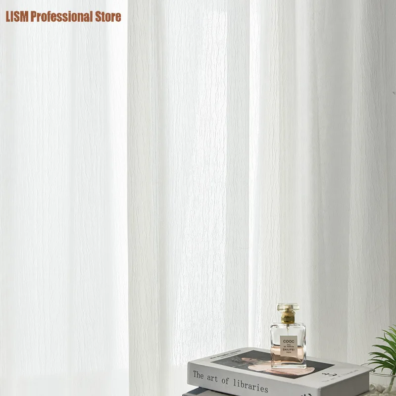 Curtains for Living Dining Room Bedroom Translucent and Opaque Human Bark Pattern Curtain White Yarn Resistant To Embroidery
Curtains for Living Dining Room Bedroom Translucent and Opaque Human Bark Pattern Curtain White Yarn Resistant To Embroidery