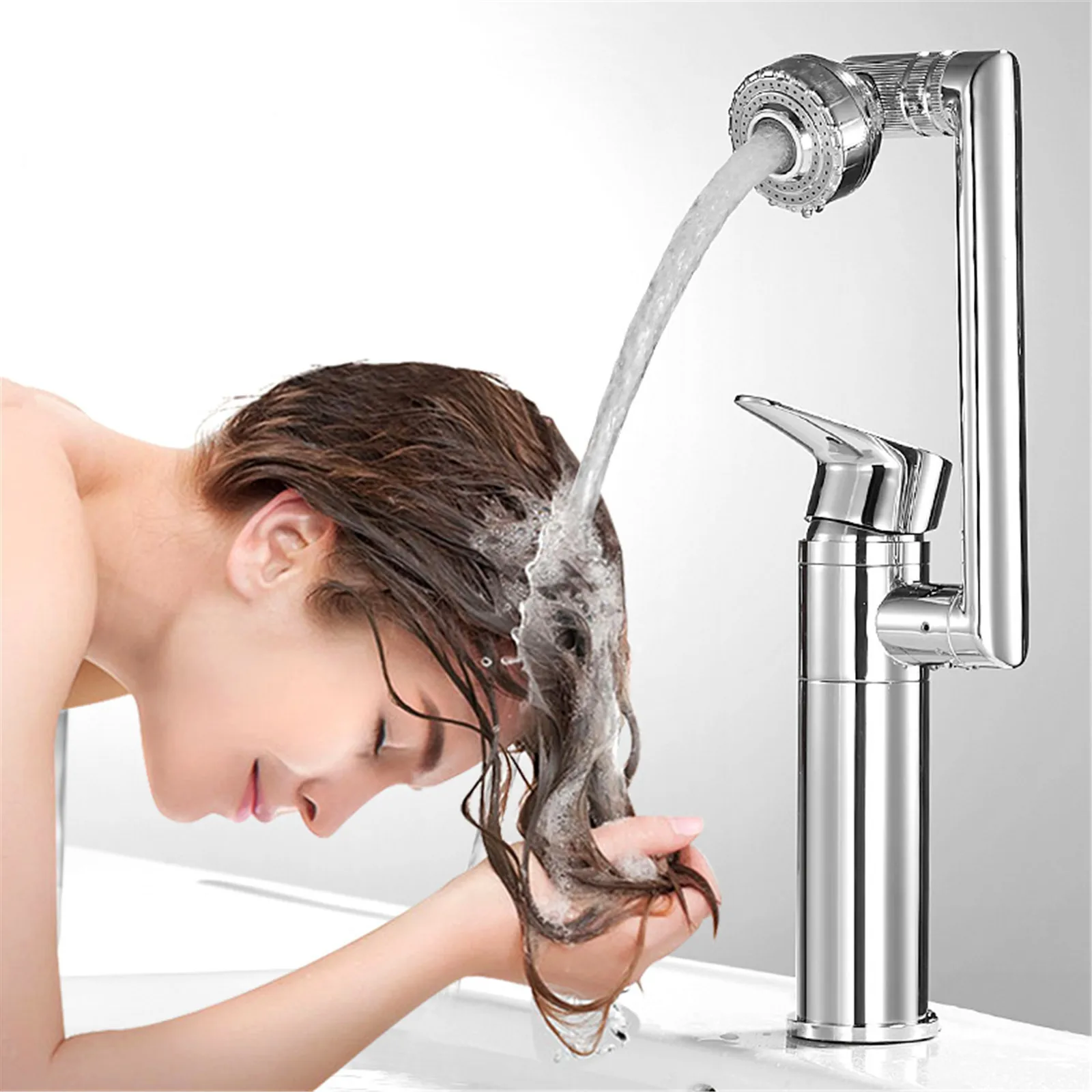 Multifunctional Faucet 360° Rotating Faucets Single Hole Hot and Cold Water Washbasin Faucet for Home Bathroom Kitchen Hotel
Multifunctional Faucet 360° Rotating Faucets Single Hole Hot and Cold Water Washbasin Faucet for Home Bathroom Kitchen Hotel