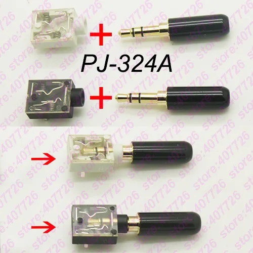 5PCS 3P 3.5mm Earphone Audio Jack Connecto Female Socket Dual Channel +3pole Plug Male Audio Stereo Jack PJ-324A
5PCS 3P 3.5mm Earphone Audio Jack Connecto Female Socket Dual Channel +3pole Plug Male Audio Stereo Jack PJ-324A