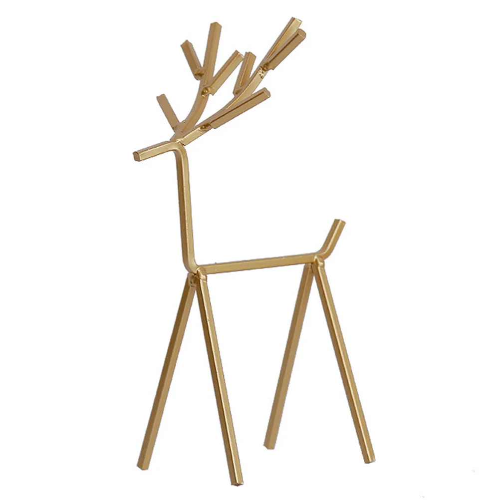 Iron Jewelry Rack Deer Ornaments Metal Decor Shape Furnishing Articles Decoration Craft Decorations Desktop Table
Iron Jewelry Rack Deer Ornaments Metal Decor Shape Furnishing Articles Decoration Craft Decorations Desktop Table