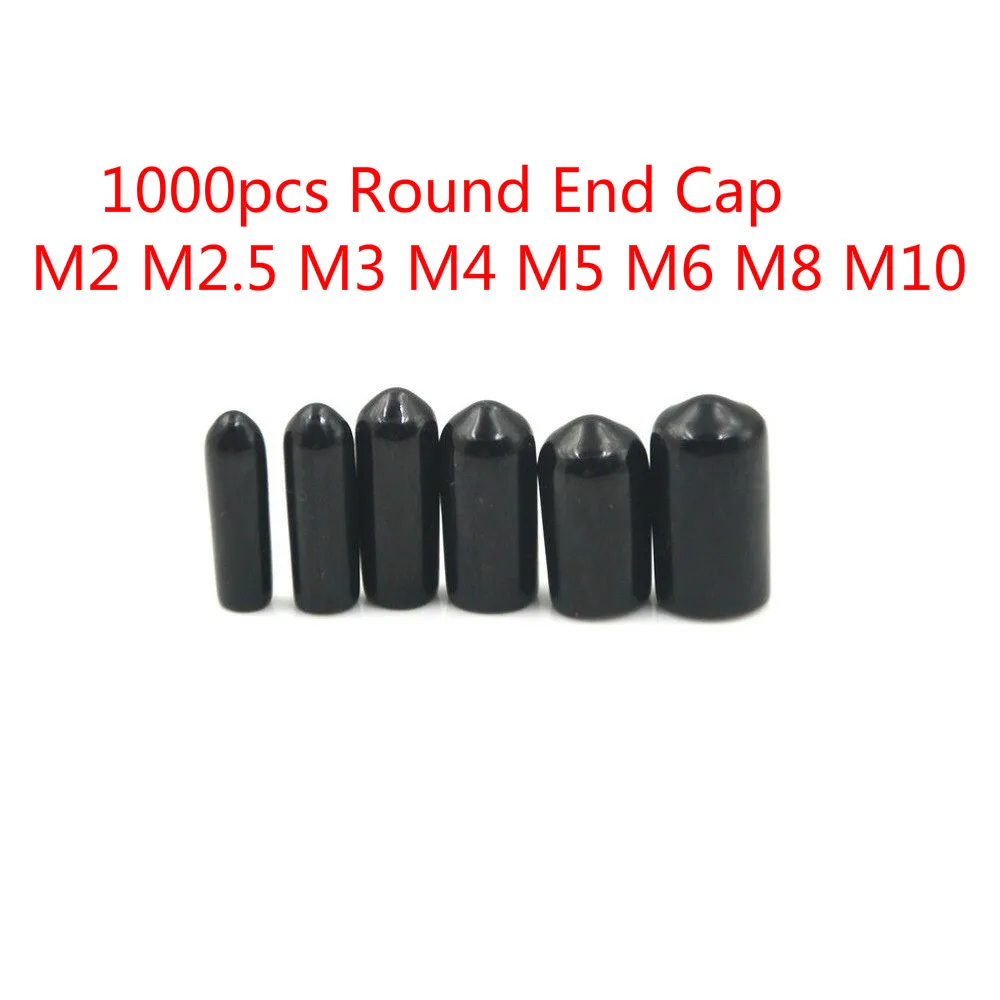 1000pc Round End Cap Screw Cover Rubber Cap Plastic Tube Hub Thread Protector Push-fit Cap for Pipe M2 M2.5 M3 M4 M5 M6 M8 M10
1000pc Round End Cap Screw Cover Rubber Cap Plastic Tube Hub Thread Protector Push-fit Cap for Pipe M2 M2.5 M3 M4 M5 M6 M8 M10