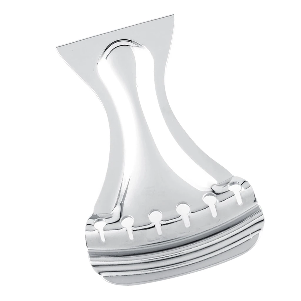 Chrome Plated Tailpiece for Dobro Resonator Guitar Replacement 
Chrome Plated Tailpiece for Dobro Resonator Guitar Replacement