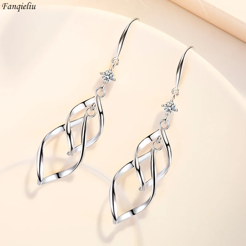 Fanqieliu 925 Silver Needle Double Hollow Leaf New Crystal Zircon Jewelry Drop Earrings For Women FQL23549
Fanqieliu 925 Silver Needle Double Hollow Leaf New Crystal Zircon Jewelry Drop Earrings For Women FQL23549