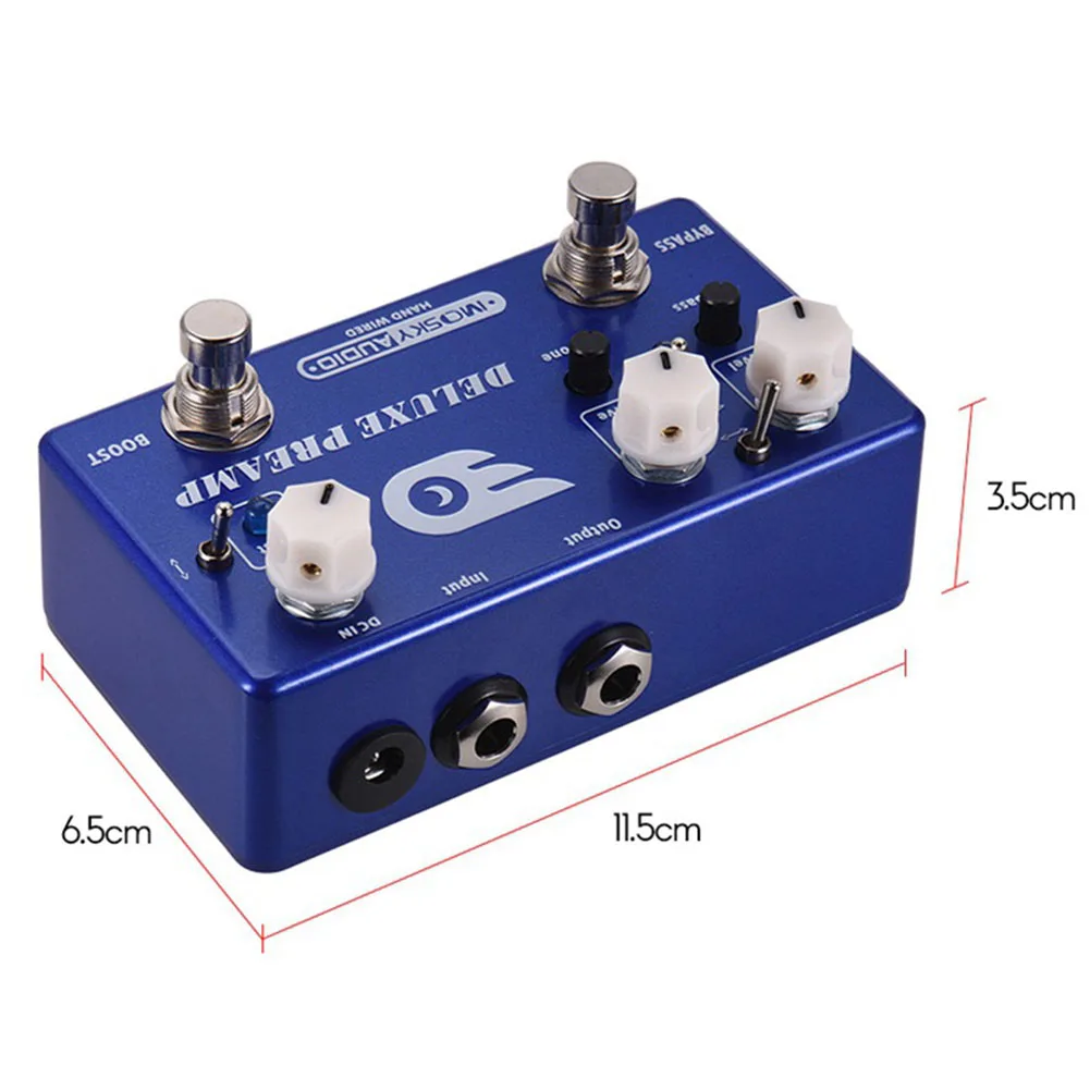 Guitar Effect Pedal Effect Pedal MOSKY Audio Multi Effect Pedal Overdrive Boost Portable True Bypass Practical To Use
Guitar Effect Pedal Effect Pedal MOSKY Audio Multi Effect Pedal Overdrive Boost Portable True Bypass Practical To Use