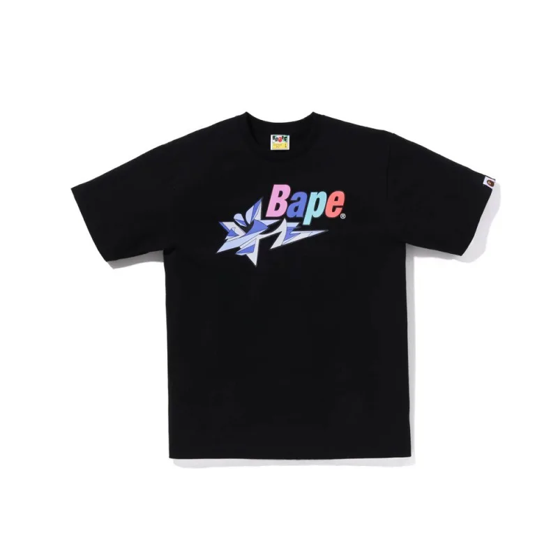 

Купальник BAPE Азиатский размер Весна/Лето Новый трендовый бренд ко-фирменная звезда 230 г двойная пряжа хлопковая футболка с коротким рукавом