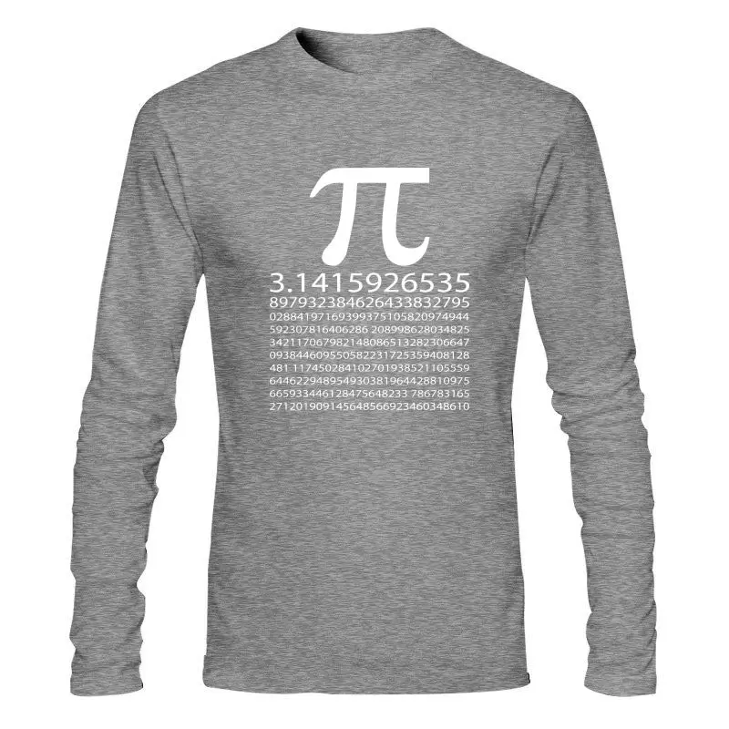 

Man Clothing New Fashion Round Neck Clothes Pi Number T-Shirt Pi Math Geek Nerd College Cool Gift Christmas Cotton Tee Shirts