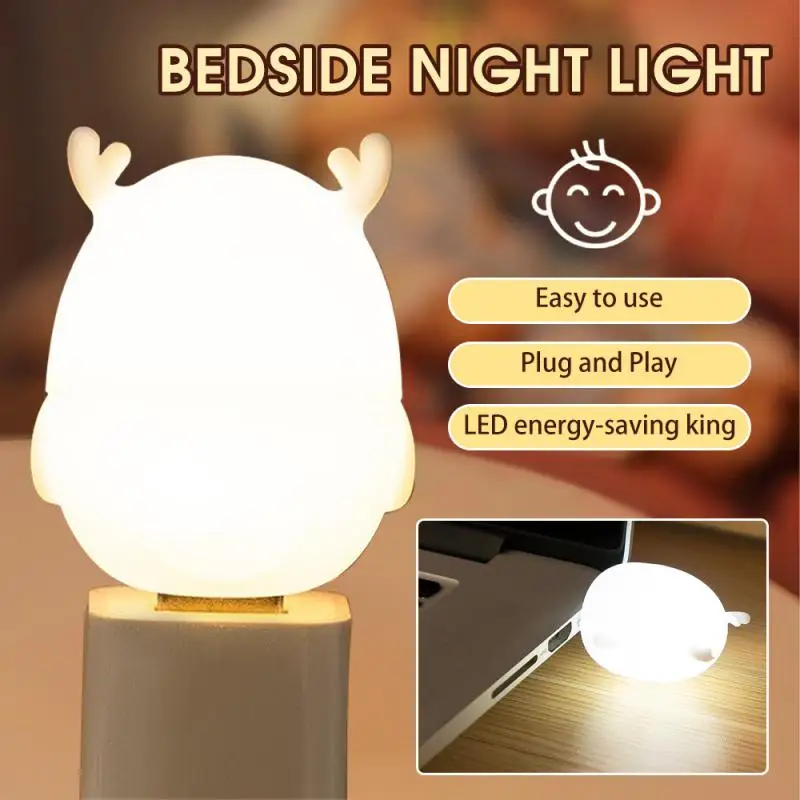 Mini USB LED Night Light Wireless Night Light Recharge Bedroom Bedside Kitchen Lamp Cartoon Decoration Table Lamp For Kids Gift
Mini USB LED Night Light Wireless Night Light Recharge Bedroom Bedside Kitchen Lamp Cartoon Decoration Table Lamp For Kids Gift