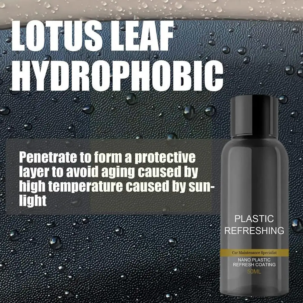 30/50ML Car Plastic Parts Repair Agent Instrument Panel Plastic Interior Automotive Parts Cleaner T9S9
30/50ML Car Plastic Parts Repair Agent Instrument Panel Plastic Interior Automotive Parts Cleaner T9S9